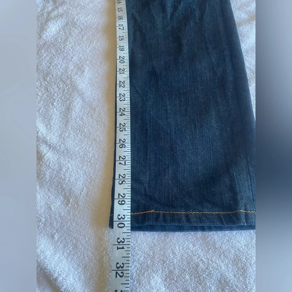 Levi's Indigo Denim Jeans with Cream Pocket‎ men size w34 l 30